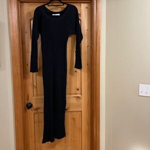 Free People Black Sweater Dress Size L